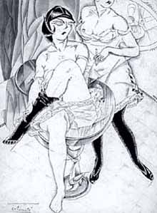 А.Дейнека. "Кабаре". 1921 г.